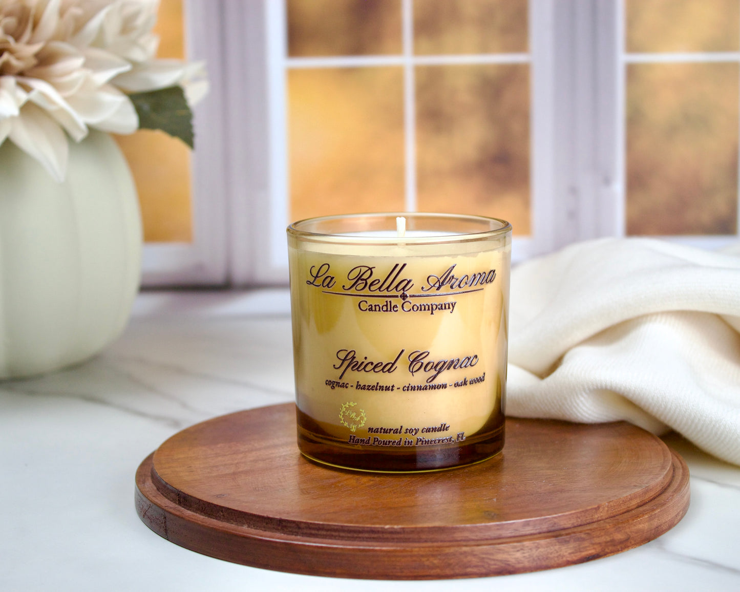 Spiced Cognac Soy Candle
