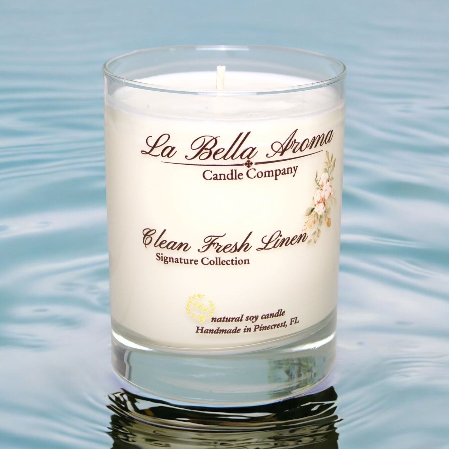 Clean Fresh Linen Soy Candle