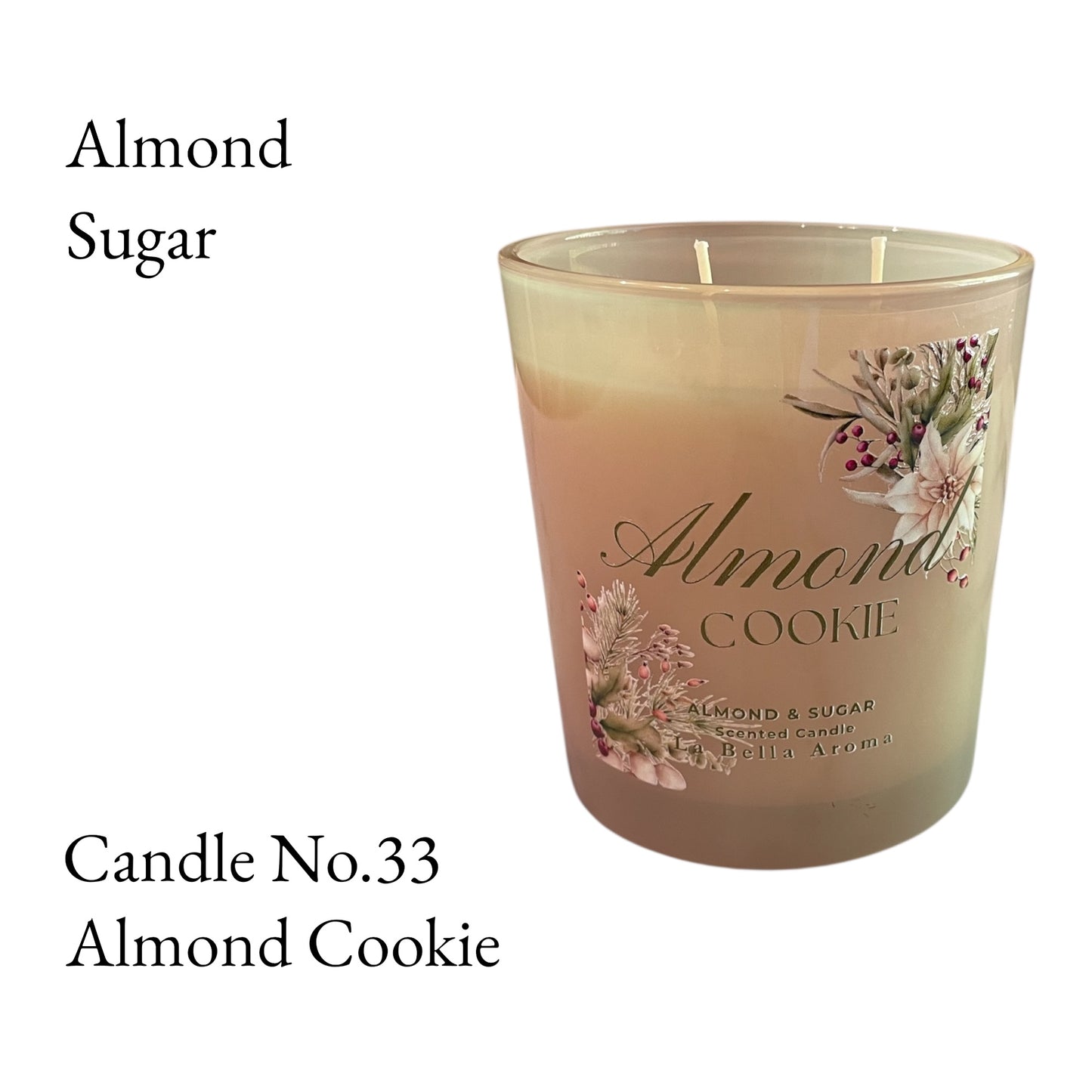 Almond Cookie Holiday Candle - Almond & Sugar