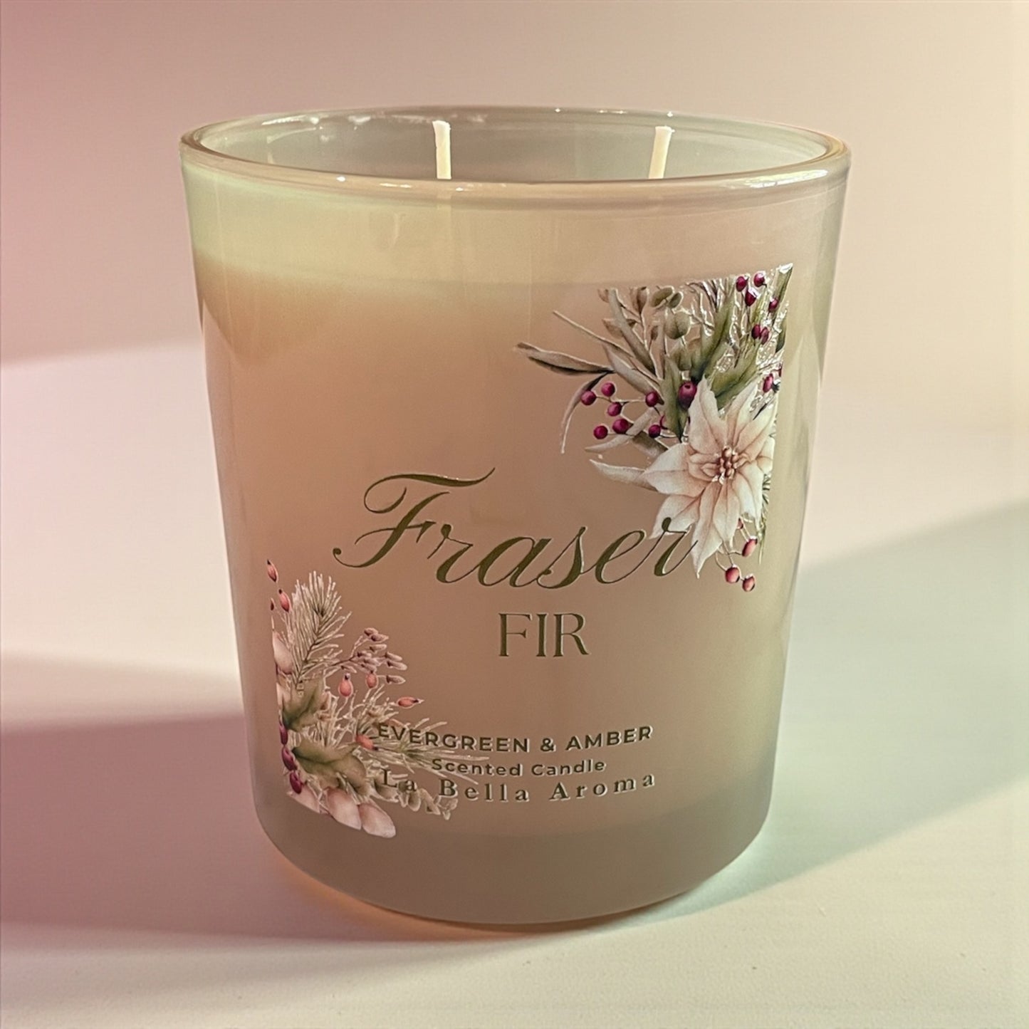Amber & Fraser Pine Candle - Fraser Fir