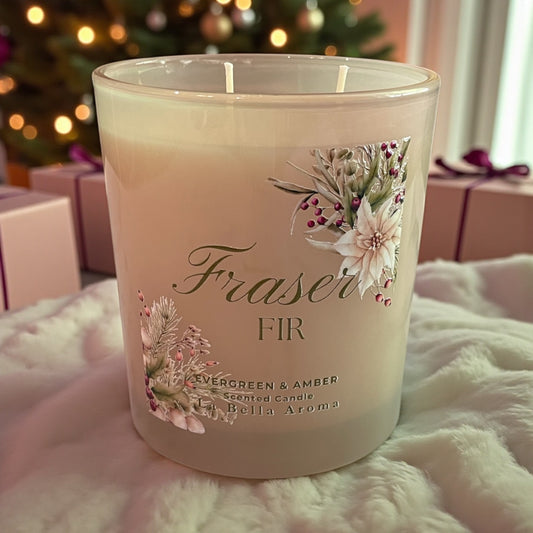 Amber & Fraser Pine Candle - Fraser Fir